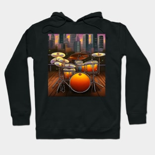 Cool Jazz City - AI Art Hoodie